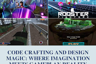 make 2d, 3d game and immersive games