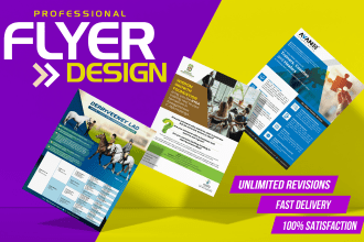 design business flyer, poster and brochure
