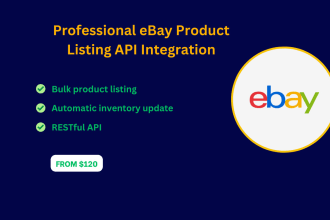 do ebay API integration, ebay product listing, ebay inventory update