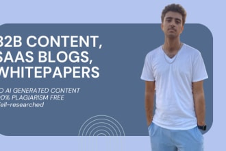 ghostwrite SEO blogs, linkedin articles, saas, whitepaper, b2b content