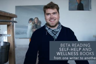 beta read your self help book and provide honest feedback without ai