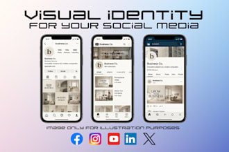 a visual identity for social profiles