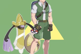 draw you in pokemon art style