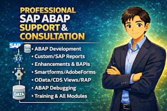 do sap abap support and development