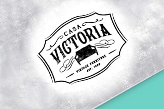 design super beautiful furniture  logo