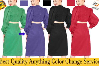 color change  product photo and anything  in photoshop professionally