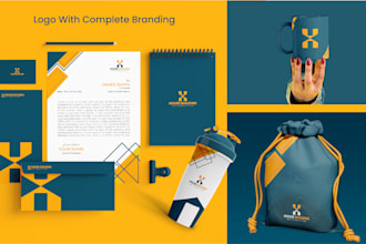 design minimalist logo with brand style guide