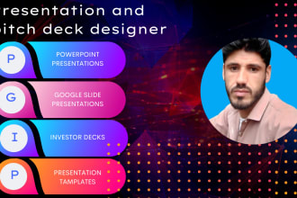 design motivational presentation and pitch deck
