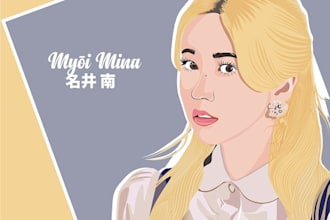 illustrate your favourite kpop idol