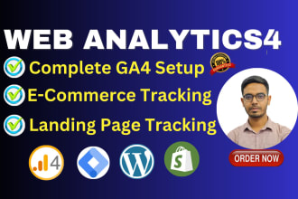 setup google analytics 4, ga4 ecommerce tracking, conversion tracking