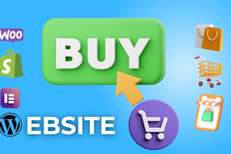 create ecommerce, shopify, dropshipping woocommerce wordpress webshop