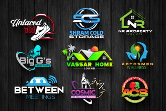 design creative modern amazing top notch professional logo