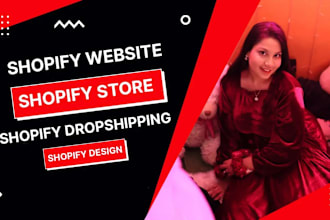 create shopify store, build shopify website, shopify landing page