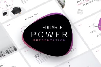 edit and design professional powerpoint presentation slides