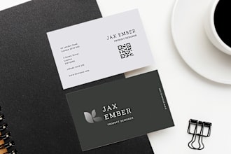 design professional corporate minimal luxury clean and simple business card
