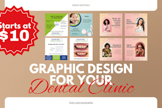 create social media graphics for your dental clinic