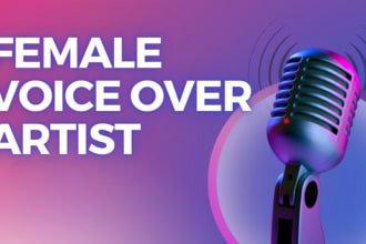 do professional female voiceover for movie recap youtube videos