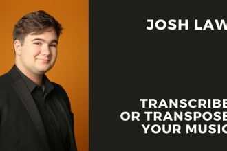 professionally transpose your music to any key or instrument