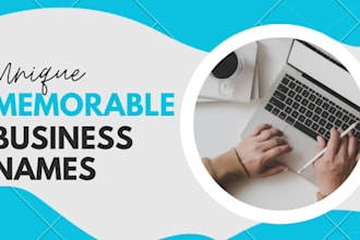 create a professional name for your company or product