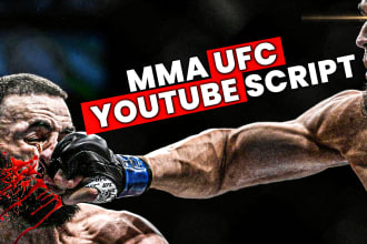 write a ufc youtube video script