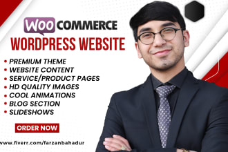 create a woocommerce wordpress website for you