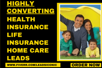 generate health insurance life insurance home care aca medicare obamacare leads