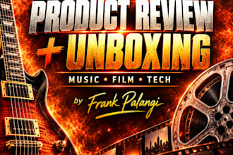 create a music, film or tech product review video