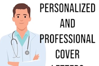 write your personalized and professional cover letter