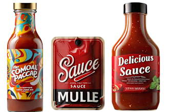 do label for food spice sauce ketchup salsa pikliz rub seasoning dips honey