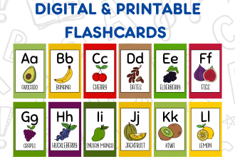 design any type of flashcards
