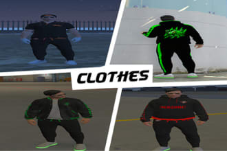 custom fivem clothes or peds