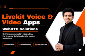 do webrtc application, livekit server, ai video conference app, mediasoup app