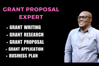 grant research, write a grant proposal, and write your grants