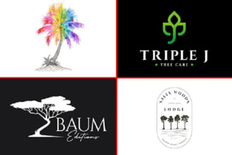 make excellent tree logo plan with limitless modification