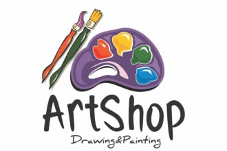 logo animation with 3d paint balloons