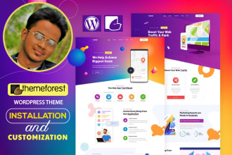 install and customize your wordpress themeforest theme