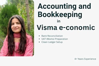 do bookkeeping in visma economic