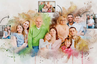 merge and combine photos into one
