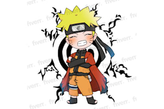 draw your favorite character to be a chibi