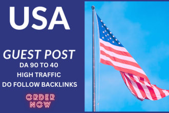 do high da and DR USA guest post with authority backlinks