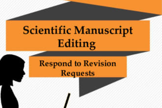 edit science articles, essays, and manuscripts for journal publication