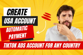 create tiktok ads account, tik tok ads manager for many countries