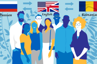 manually translate from english to russian or romanian and vice versa