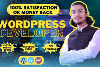 be your wordpress developer and wordpress website manager