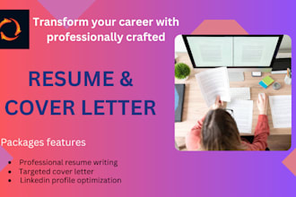 write a creative resume and cover letter writing
