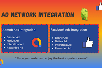 integrate admob and facebook ads into your android app