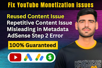 do fix youtube monetization issues