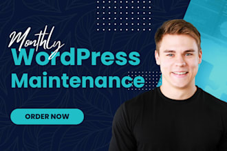 do wordpress maintenance, security and support