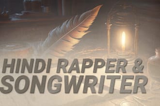 write catchy hindi rap lyrics for you
