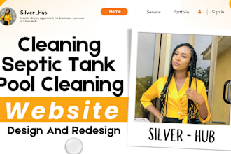 do cleaning website lawncare website septic tank website with pricing parameters